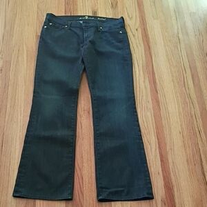 7 For All Mankind Dark Indigo Flare Jeans